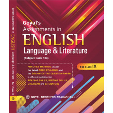 Goyal's Assignments in English Language & Literature (Subject Code 184) for Class IX