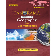 Geography Map Practice Book Class 8