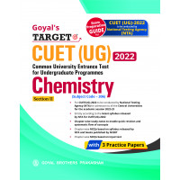 Goyal's Target CUET (UG) 2022 Section II - Chemistry (with chapter-wise study notes, chapter-wise MCQs and 3 Sample Papers)