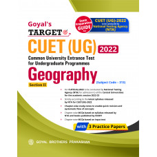 Goyal's Target CUET (UG) 2022 Section II- Geography (Chapter-wise study notes, Chapter-wise MCQs and with 3 Sample Papers)