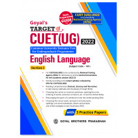 Goyal's Target CUET (UG) 2022 Section I - English Language (with 3 Sample Papers)