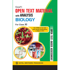 Goyals Open Text Material With Analysis In Biology For Class XI