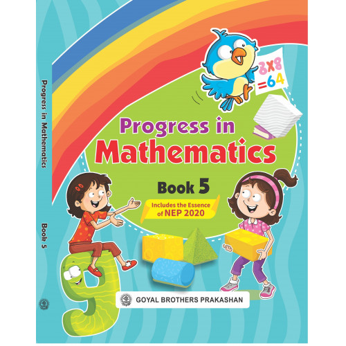 Progress In Mathematics Book 5 (Includes the Essence of NEP 2020)