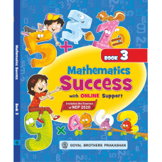 Mathematics Success Book 3 (With Online Support) (Includes the Essence of NEP 2020)