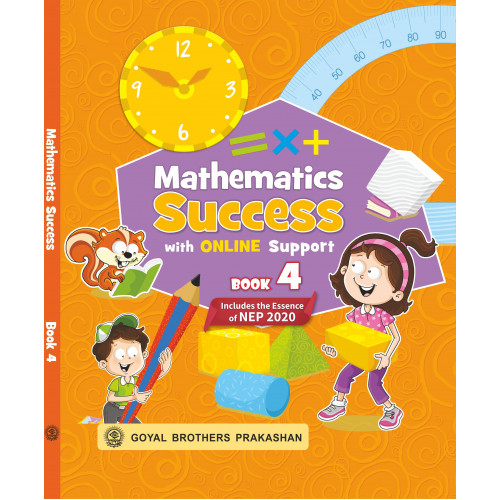 Mathematics Success Book 4 (With Online Support) (Includes the Essence of NEP 2020)