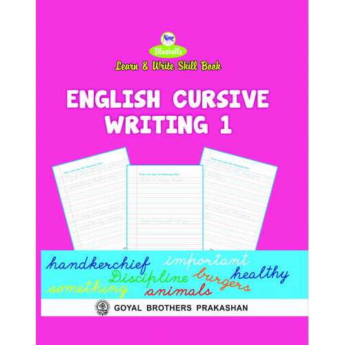 Bluebells Learn & Write Skill Book English Cursive Practice Book 1