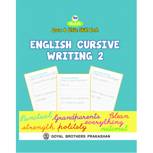 Bluebells Learn & Write Skill Book English Cursive Practice Book 2