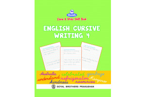 Bluebells Learn & Write Skill Book English Cursive Practice Book 4