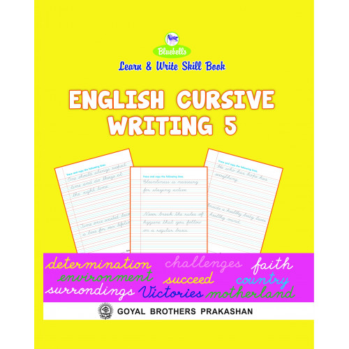 Bluebells Learn & Write Skill Book English Cursive Practice Book 5