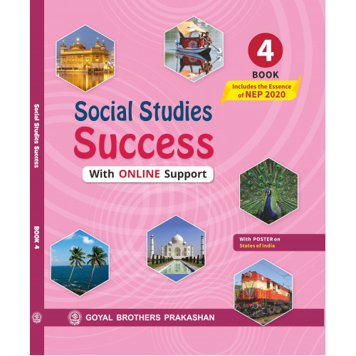Social Studies Success Book 4 (With Online Support) (Includes the Essence of NEP 2020)