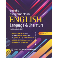 Goyal's Assignments in English Language & Literature (Subject Code 184) for Class X