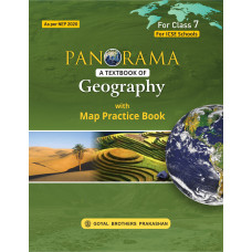Geography Map Practice Book Class 7